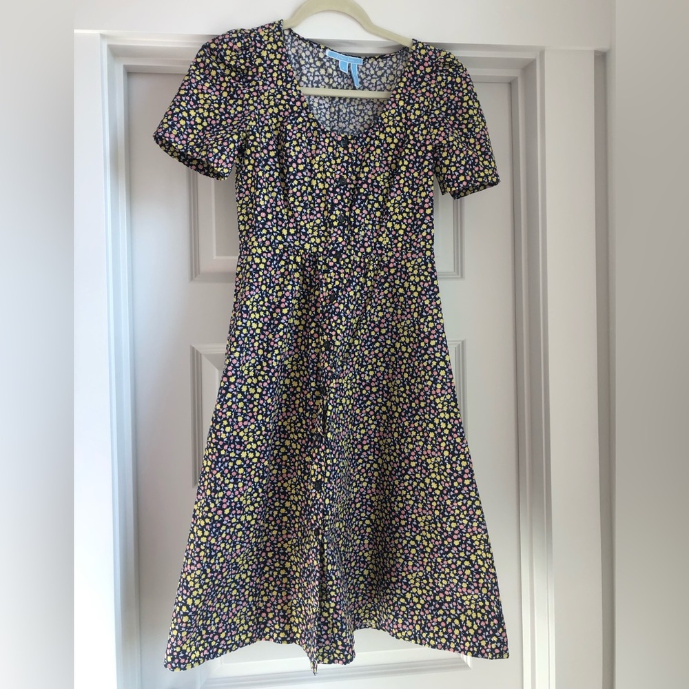 Draper James Fit and Flare Floral Dress